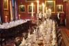 The Garrick Club dining room.