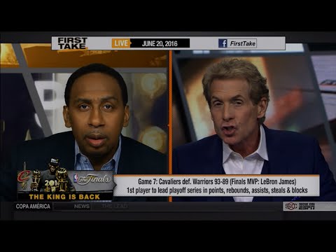 Erected Stephen A. Smith Tries to Bury LeBron Hater Skip Bayless | LIVE 6-20-16