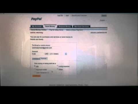 How to use paypal to send or receive money