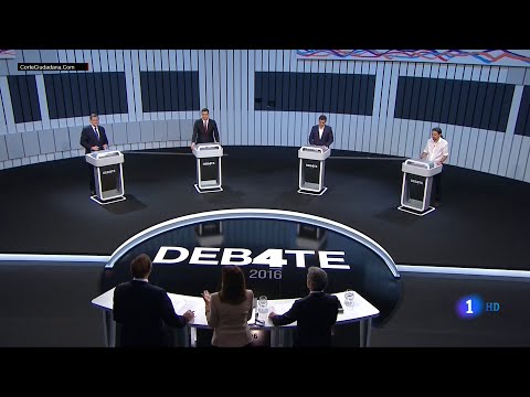 Debate a cuatro - 13/06/2016 Mariano Rajoy, Pedro Sánchez, Pablo Iglesias y Albert Rivera