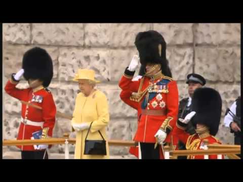 Royal Salute | British National Anthem | God Save The Queen | Trooping the Colour