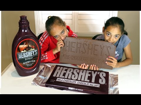 GIANT HERSHEY MILK CHOCOLATE BAR  Huge Surprise Eggs Candy Shopkins Toys to See