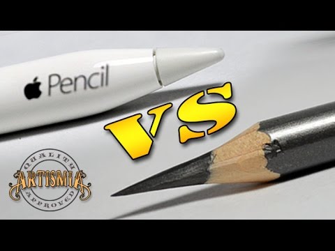 Apple Pencil VS A Real Pencil ~ Artismia Drawing ( iPad Pro & Paper by 53 )