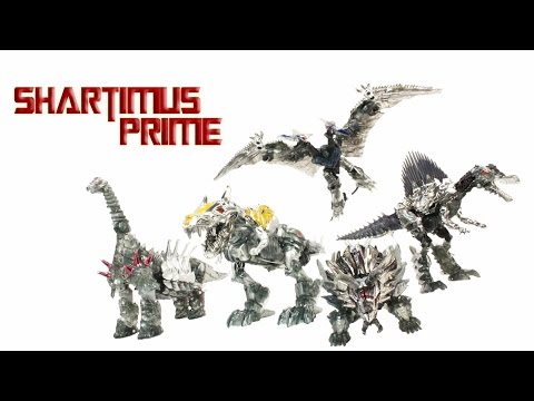 Transformers 4 Dinobots Age of Extinction Platinum Edition Unleashed Shared BBTS Exclusive 5 Pack Ac