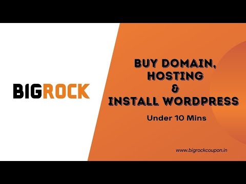 How to Buy Domain, Hosting & Install WordPress under 10 Minutes on Bigrock