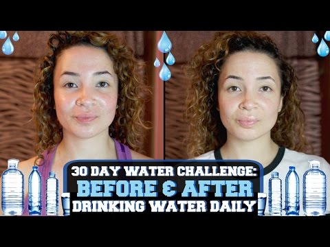 30 Day Water Challenge: Before & After Drinking Water Daily