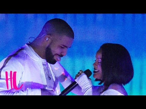 Drake Showers Rihanna With Kisses On Stage - VIDEO