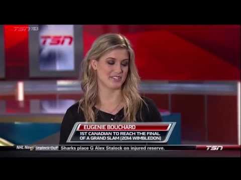 Genie Bouchard Sportscentre Interview November 12, 2014