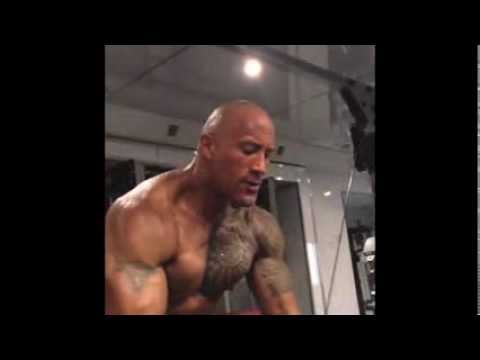 Dwayne " The Rock " Johnson Workout video 2013 ( complete Instagram workout video collection )