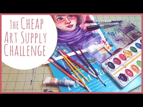 The Cheap Art Supply Challenge!!