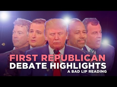 "FIRST REPUBLICAN DEBATE HIGHLIGHTS: 2015" — A Bad Lip Reading of The Republican Debate