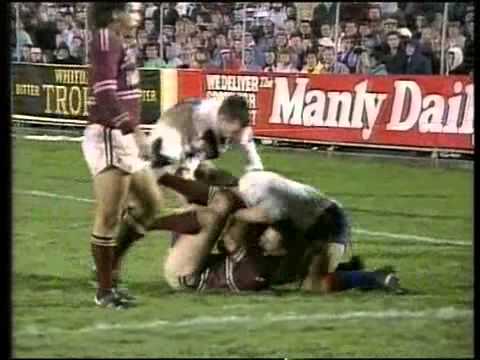 Manly vs Great Britain Lions 1988