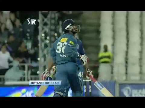 IPL 2009: Rohit Sharma's last over blitz