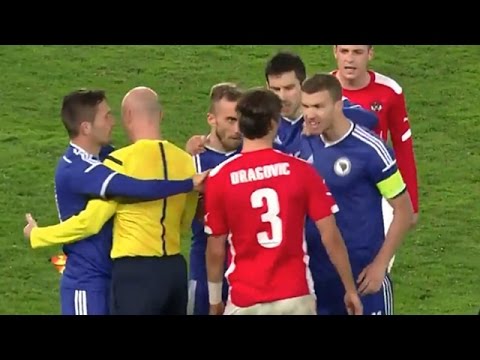 EDIN DZEKO vs ALEKSANDAR DRAGOVIC | Austria 1:1 Bosnia (31.03.2015) HD