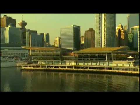 Aerial: Vancouver Convention Centre - BC, Canada