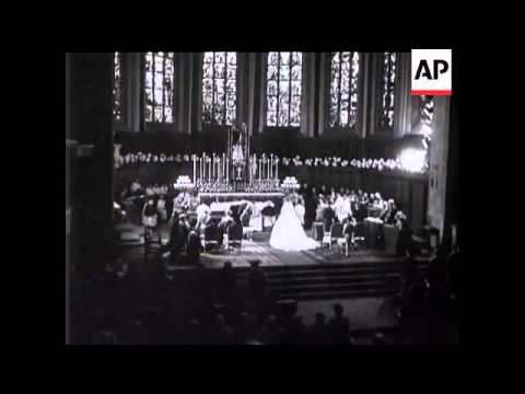 WEDDING OF PRINCE JEAN OF LUXEMBOURG and PRINCESS JOSEPHINE CHARLOTTE OF BELGIUM