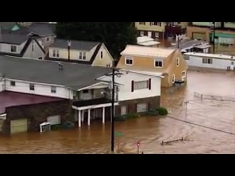 Record flooding in parts of West Virginia