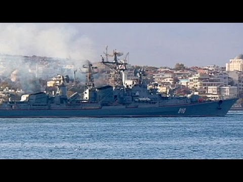 Russian navy pours south through Bosphorus