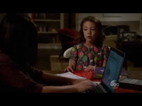 Modern Family - Lily with the couch and babies