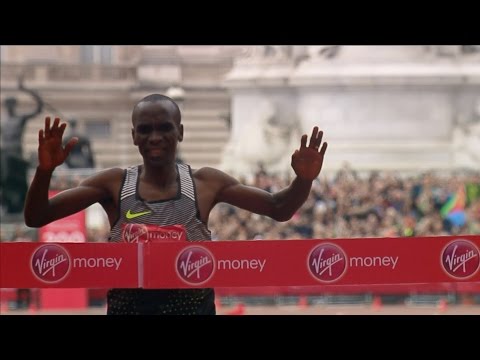 Eliud Kipchoge runs 2nd fastest marathon of all time - London Marathon 2016