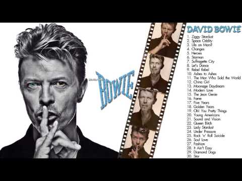 DAVID BOWIE ♪ David Bowie Greatest Hits ✫ The Best of David Bowie ★ Playlist 2015 (HD/HQ)