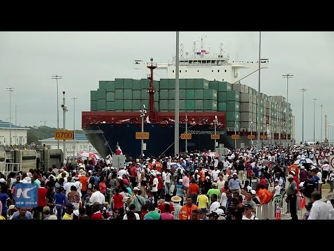 Expanded Panama Canal opens with Chinese ship making first passage