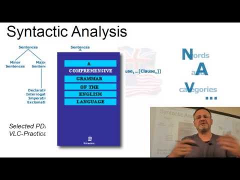 Syntax - The Formal Analysis of Sentences (VLC Series #1)