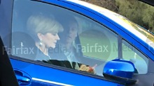 Julie Bishop caught driving on phone