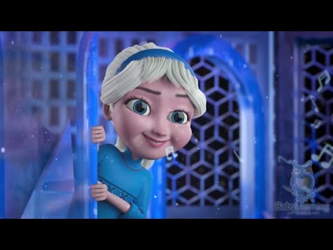 Snow Monster Teaches Baby Elsa ABC Song | Learning Video Collection with Alphabet, Counting & More