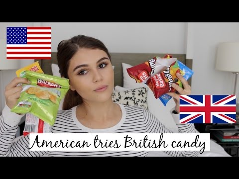 AMERICAN TRIES BRITISH CANDY 2016 ♡