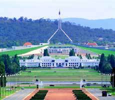 Photo of Australian Parliament House (APH) in Canberra