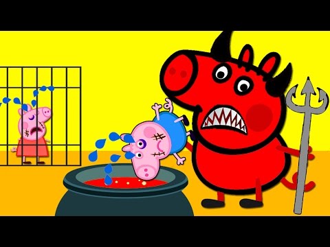 Peppa Pig English Character Episodes New Devil Steals George Becomes Evil