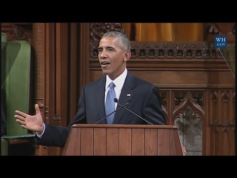 President Obama Addresses Parliament