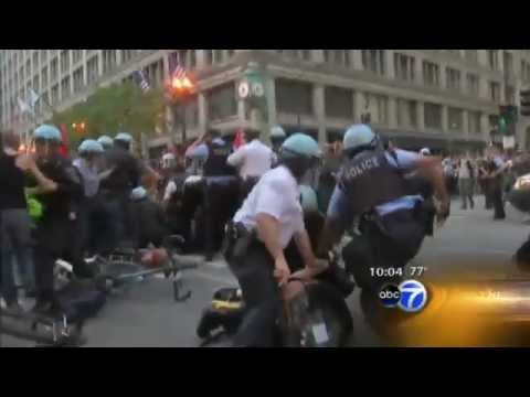 Chicago Police & Protesters Clash on Eve of 2012 NATO Summit