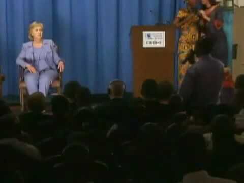 Hillary Clinton US Secretary of State Loses Her Cool The Democratic Republic of Congo