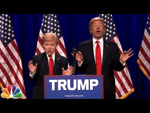 Donald Trump and Little Donald (8th Grade Impressionist)