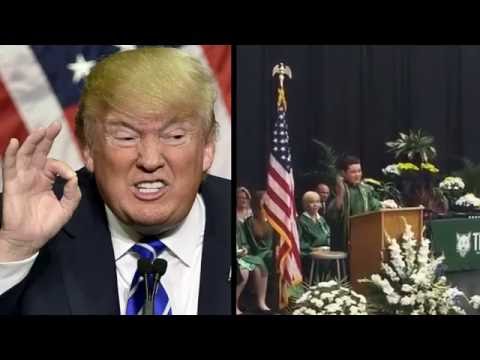 Full Graduation Speech Impersonating The Presidential Candidates 2016 (Trump, Hilary...)