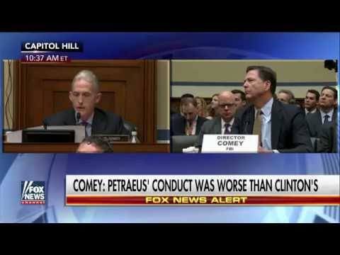 Rep. Trey Gowdy Grills FBI Director James Comey On Hillary Clinton's Lies To Show Intent