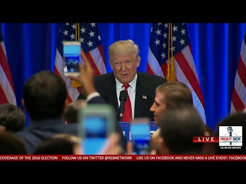 Donald Trump's Full Anti-Hillary Clinton Speech in NYC (6-22-16)