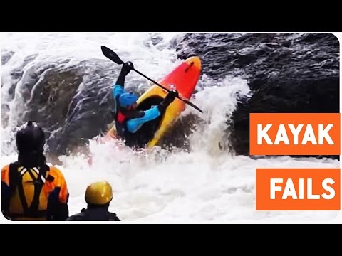 Whitewater Rapids Kayaking Fails | Wipe Out