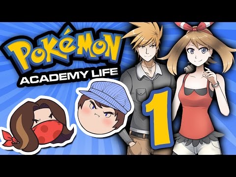 Pokemon Academy Life: First Day - PART 1 - Steam Train