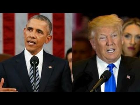 Obama, Trump clash over illegal immigration, refugee plans