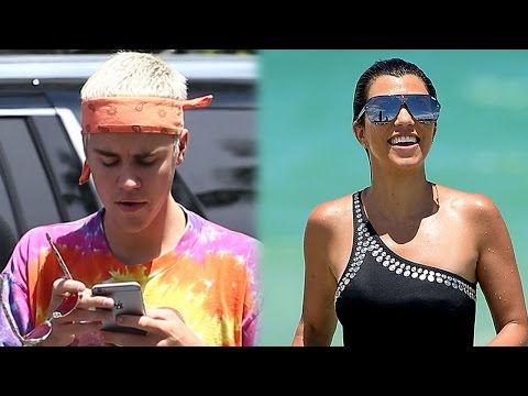 Justin Bieber & Kourtney Kardashian Reunite in Miami For Holiday Weekend?