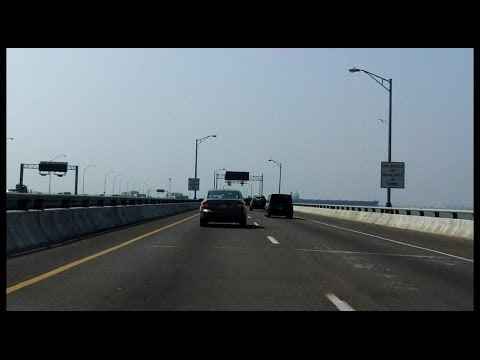 Hampton Roads Bridge-Tunnel eastbound