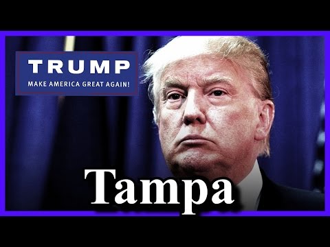 LIVE Donald Trump Tampa Florida Rally at the Tampa Convention Center FULL SPEECH HD STREAM