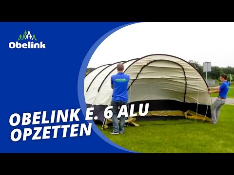 Opbouw instructie Obelink Explorer 6 Alu tunneltent