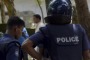 Bangladeshi policemen arrive near the scene of a blast in Kishoreganj on Thursday.