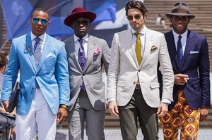 Sleek suits at Pitti 90. 