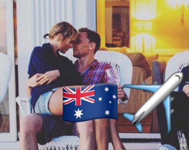 Taylor Swift and Tom Hiddleston have arrived in Australia