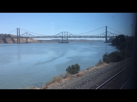 Amtrak California HD 60 FPS: Riding Capitol Corridor Train 528 (San Jose Diridon-Sacramento) 7/27/15